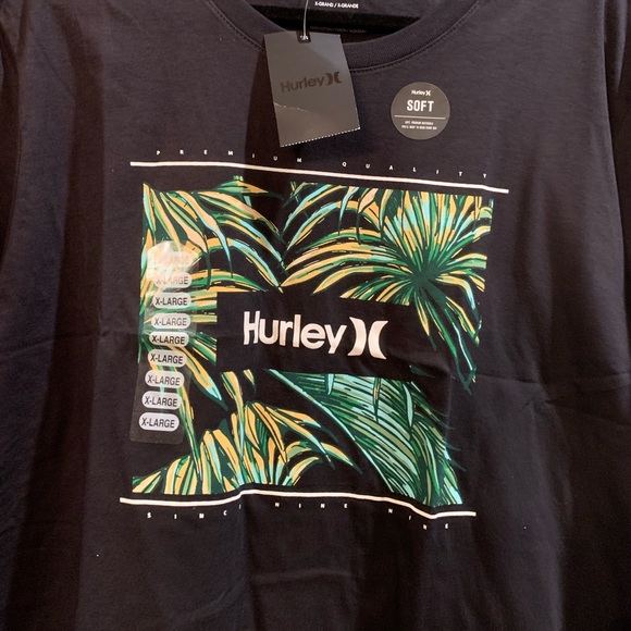 Men’s Hurley Print T Shirt - Picture 2 of 4